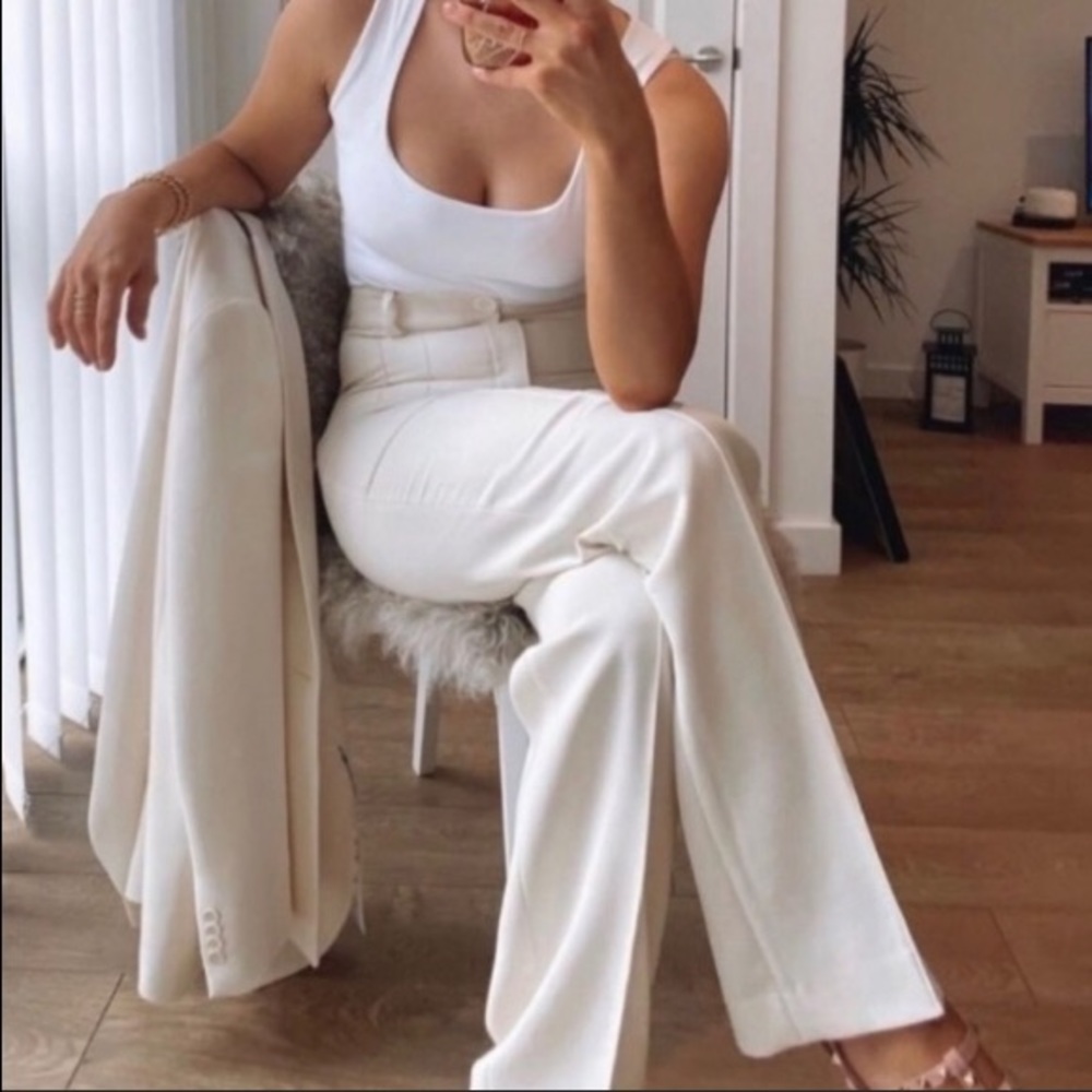 NWT Zara Trousers With Front Seam - Picture 10 of 16